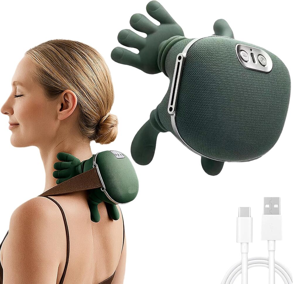 Heated Neck and Back Massager with 3 Modes & 2 Heat Shoulder & Body Massage
